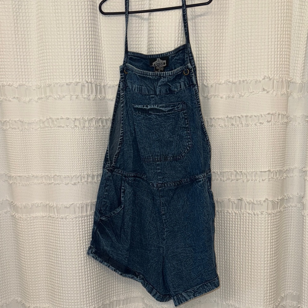 Angie Dark Blue Women's Jeans Romper